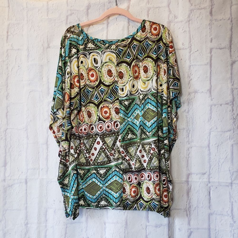 CATO Oversized Poncho-style Jersey Knit Top - Picture 6 of 6